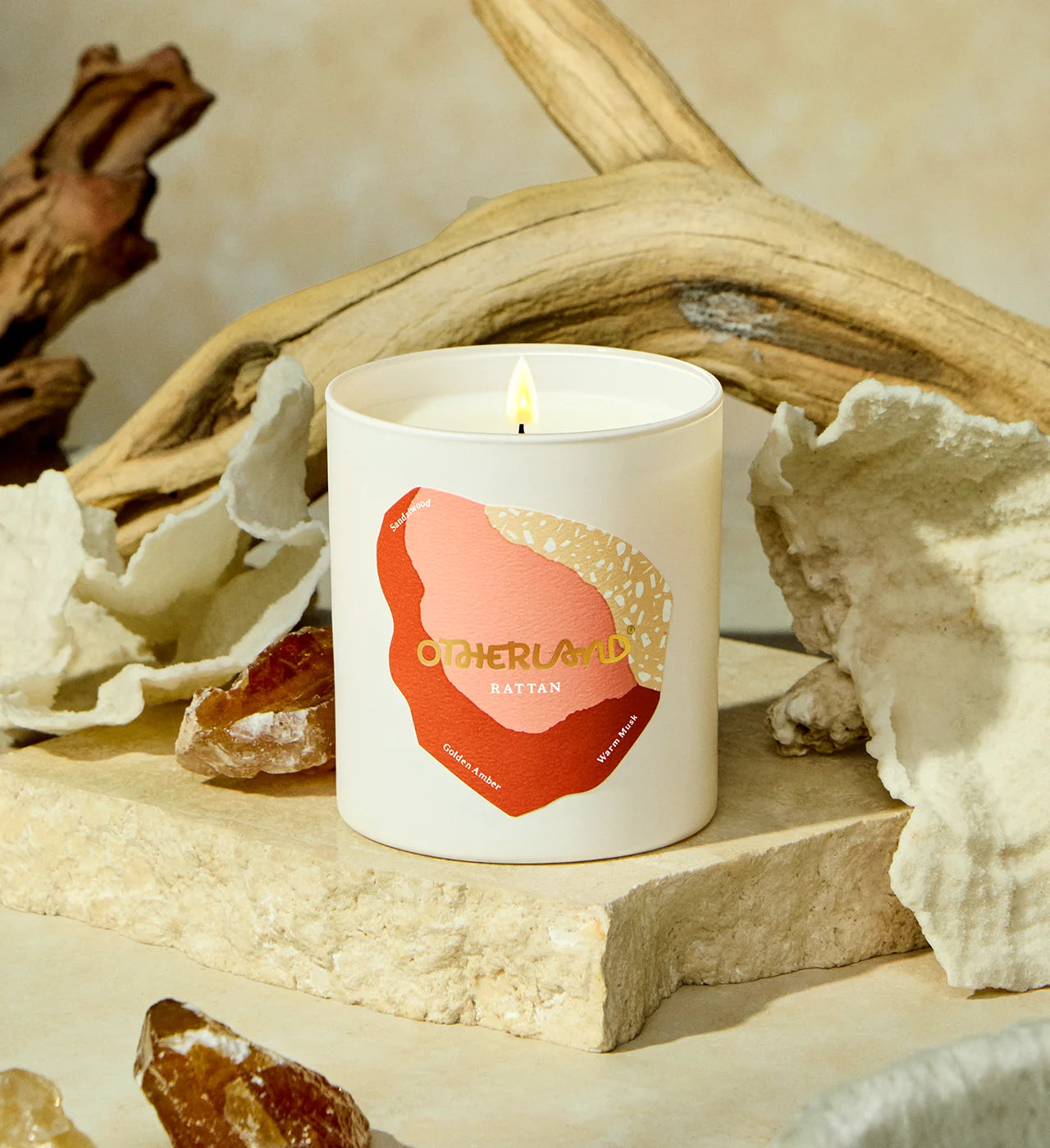 Rattan Candle - Thumbnail 2