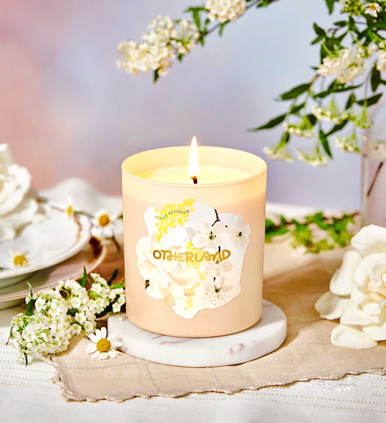 Linen Candle - Clean Blossom | Otherland