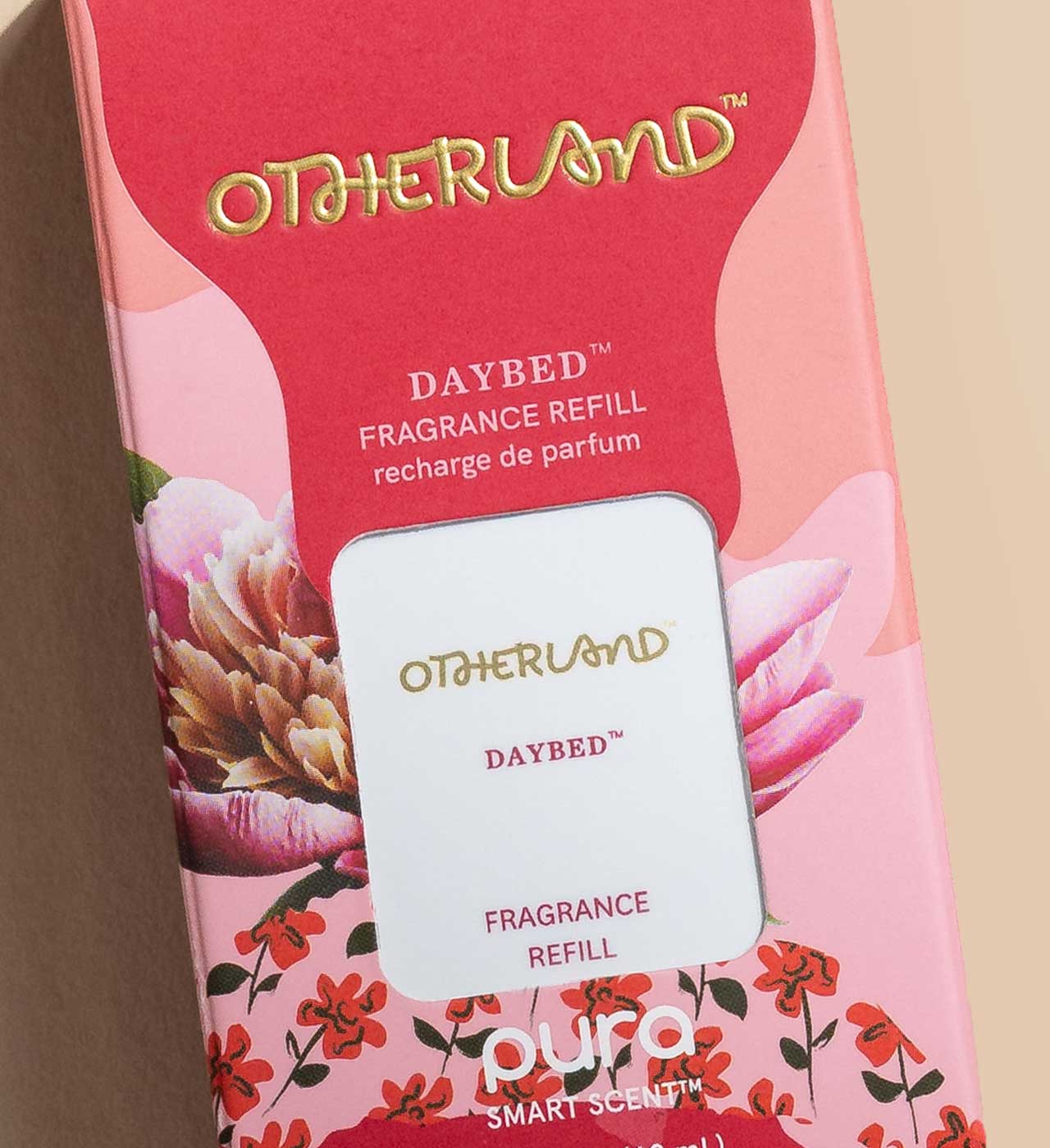 Otherland Daybed fragrance refill with floral design on packaging